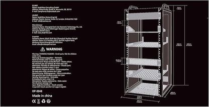 GeeekPi 12U Server Cabinet, 10 inch Server Rack for Network, Servers, Audio, and Video Equipment, DeskPi RackMate T2 Rackmount, 10.23 inch Depth