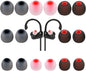 Earbud Tips Ear Bud Tips Soft Anti Slip Washable and Reusable Silicone Replacement Earbud Tips Fit Most in-Ear Earbuds(Inner Hole 3.8mm -5.1mm) 18pcs S M L