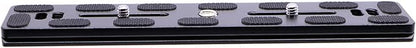 PU-200 200mm Universal Lengthened Quick Release Plate Slide Rail with D-Ring Screw for Tripod Ball Head DSLR Camera, Arca-Swiss Compatible