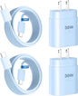 Phone 16 15 Pro Max Charger Fast Charging,30W USB C Phone 16 15 Fast Charger Block &10FT Long Type C Cable Cord for Phones 16 15/16 15 Pro Max/16 15 Pro/15 Plus/Pro 12.9/11 inch,Galaxy S24 Ultra,Blue