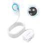 TROND Rotating Flat Plug Extension Cord Surge Protector 1.5ft, 3 AC, White