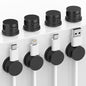 Inchor Cord Organizer, Rotatable Cable Organizer 8 Pack, No-Residue Adhesive Spring Cable Clips, Cord Holder for Nightstand, Kitchen, Office Accessories and Car (Black)