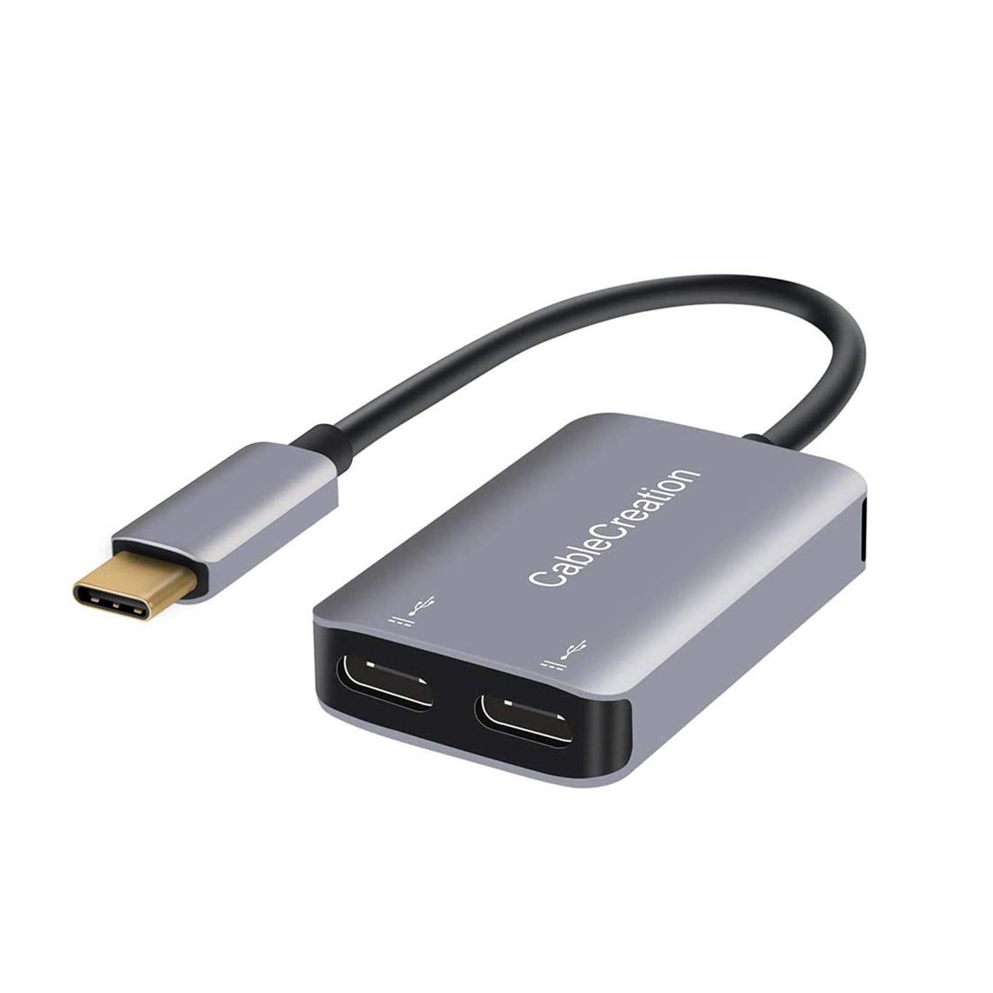 CableCreation USB Type C Splitter,2-in-1 USB C Audio Adapter and PD Charger