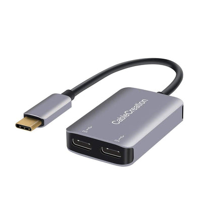 CableCreation USB Type C Splitter,2-in-1 USB C Audio Adapter and PD Charger