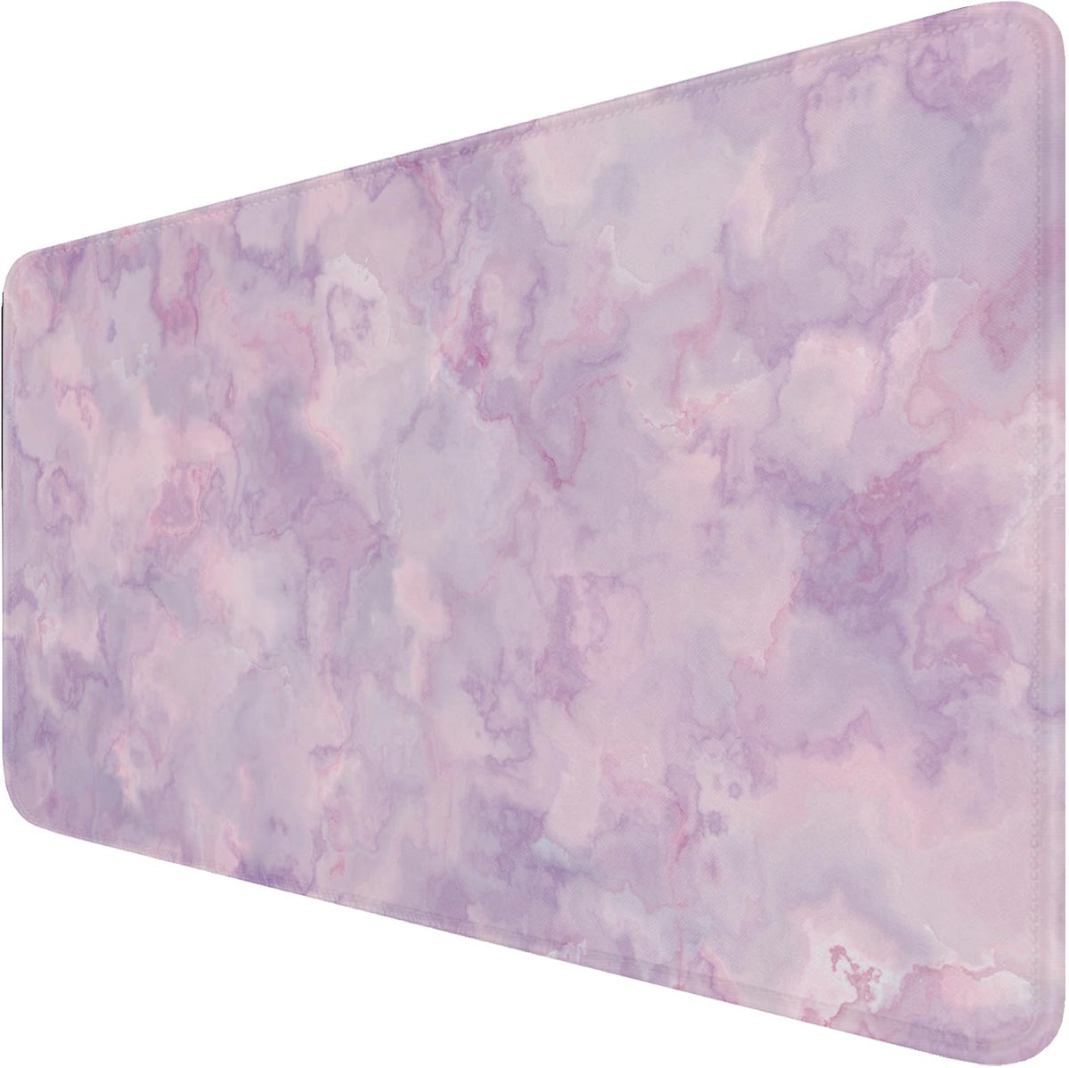 Large Mouse Pad with Stitched Edges, Durable Non-Slip Natural Rubber Base