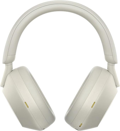 Sony WH-1000XM5 Premium Noise Canceling Headphones, Auto NC Optimizer, 30-Hour Battery, Alexa Voice Control, Silver