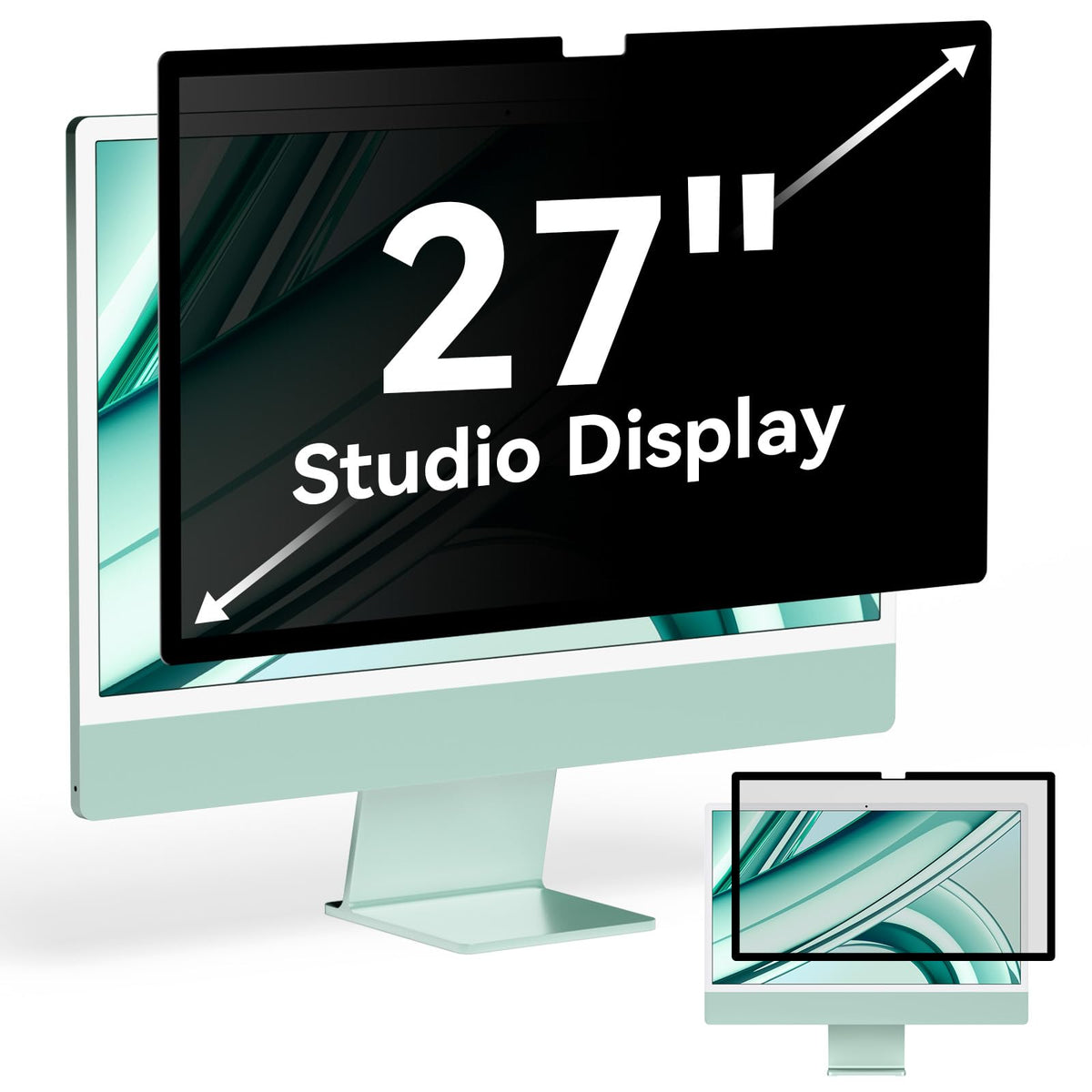 13.3 Inch Laptop Privacy Screen Compatible with Lenovo Hp Dell Acer Asus Thinkpad Envy Xps, 16:10 Aspect Removable Anti Glare Blue Light Filter Protector,13 in Computer Monitor Privacy Shield