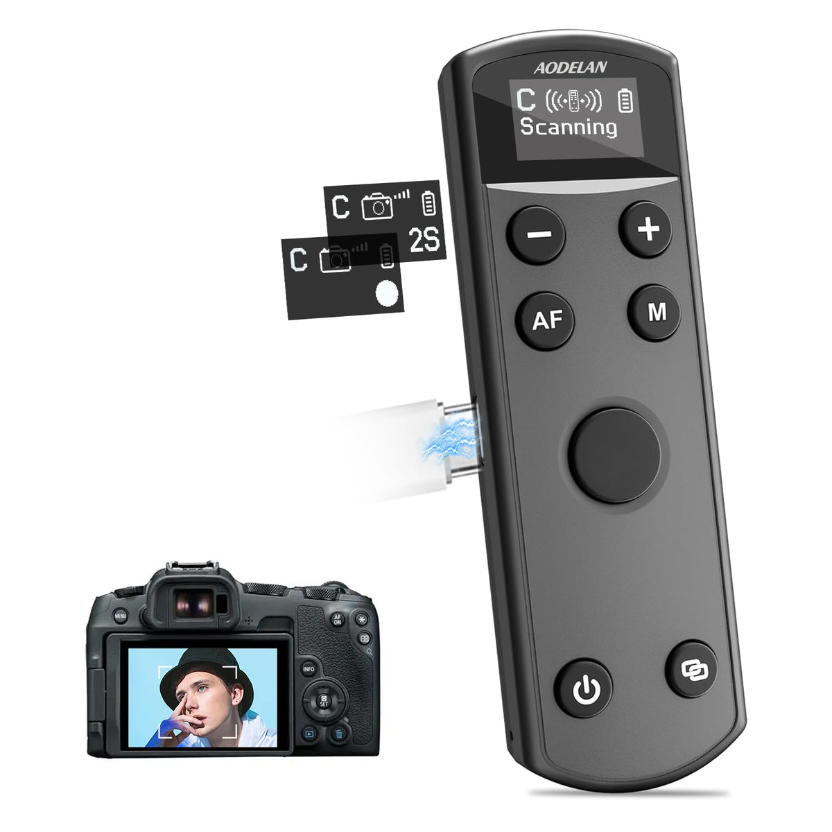 Remote Control for Fujifilm Camera, USB-C Rechargeable Wireless Shutter