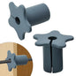 EASYEAH 2pc Black Starlink Cable Grommets 1" Silicone Wire Hole Grommet
