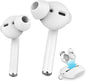 AhaStyle 3 Pairs AirPods Ear Tips Silicone Earbuds Cover [Not Fit in The Charging Case] Compatible with Apple AirPods (3 Pairs Small, White)