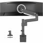 VIVO Premium Aluminum Tall Extended Monitor Arm for Ultrawide Monitors up to 49 inches and 33 lbs, USB Single Desk Mount Stand, Pneumatic Height Adjust, Max VESA 100x100, Black, STAND-V101GTU