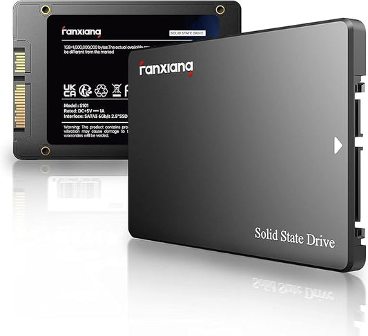 S101 1TB SSD SATA SSD 1TB Internal Solid State Drive SATA III 6Gb/s 2.5" SSD, UP to 550MB/s, 3D NAND TLC, Upgrade Laptop PC and Desktops