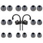 TSZYYM Earbud Tips Ear Bud Tips Soft Anti Slip Washable and Reusable Silicone Replacement Earbud Tips Fit Most in-Ear Earbuds(Inner Hole 3.8mm -5.1mm) 18pcs S M L