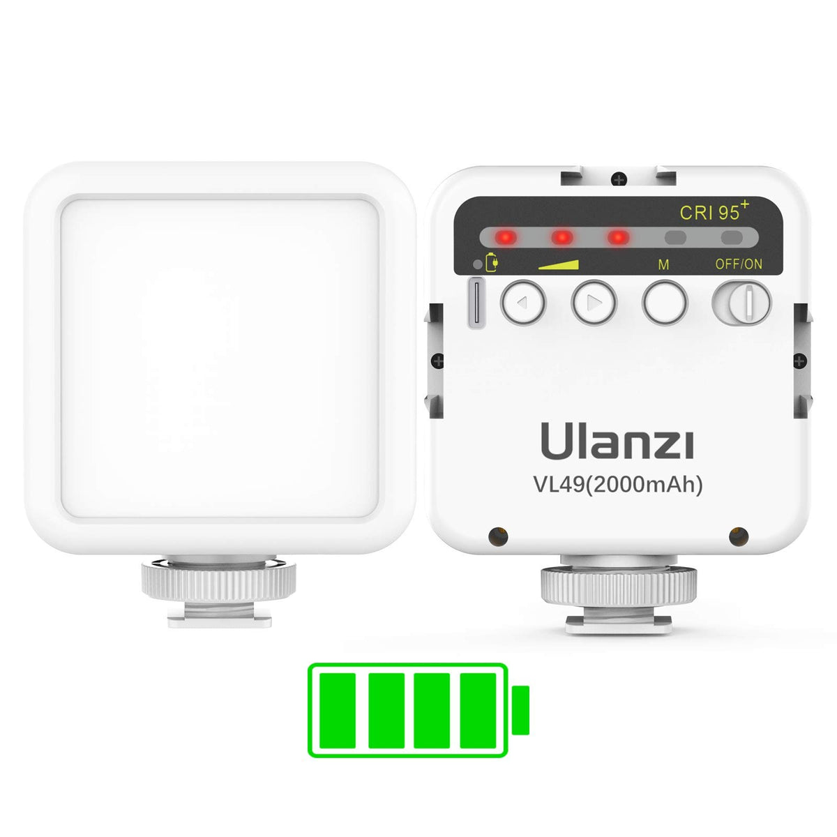 Ulanzi VL100X Selfie Light, Mini Clip LED Light Panel for Phone Bi-Color