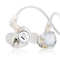 KZ EDX Pro in Ear Monitor Headphones KZ IEM Earphones Dual DD HiFi Stereo Sound Stage Earphones Wired Noise Cancelling Gaming Earbuds for Musicians Singer Audiophiles
