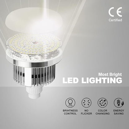 LimoStudio (LED Super Bright) 3400W Output Remote Control, 22 x 32 inch Softbox 85W Bulbs Light Kit, 3000K-5500K Adjustable Color & Brightness, 12600 Lumen, CRI>95, Soft Box Diffuser, AGG3214