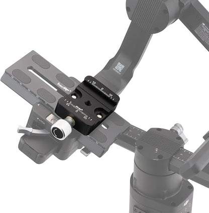 Haoge CP-40 DSLR and Mirrorless Quick Release Clamp for Arca-Type Standard Conversion Heighten Riser Compatible with DJI Ronin S/SC ZHIYUN Crane Series Weebill S Gimbal Manfrotto Tripod Ball Head