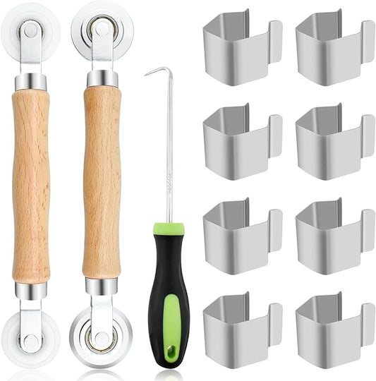 ZIUZI 4 in 1 Screen Repair Kit, Screen Roller Tool Kit