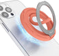 OPSO Magnetic Phone Ring Holder for MagSafe, 360 Degree Rotation Silicone Finger Ring Grip Stand Holder, Adjustable Kickstand, Compatible with iPhone 16 15 14 13 12/Pro/Max, Samsung and All Smartphone