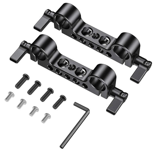 SMALLRIG Super Lightweight 15mm Railblock, Rod Clamp with 1/4''-20 Thread