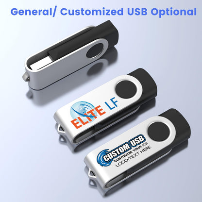 ABLAZE 1GB Flash Drive 10 Pack, USB 2.0 Memory Stick with Lanyards
