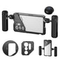 NEEWER S25 Ultra Phone Cage, Mobile Video Rig Phone Stabilizer with 67mm Filter Adapter, 17mm Lens Backplate, T Mount Lens Adapter, Compatible with Samsung Galaxy Moment T Series Lenses, PA082