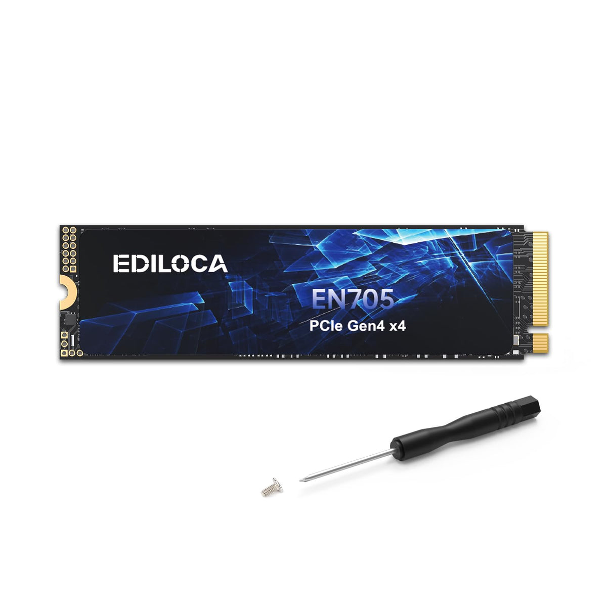 500GB M.2 2280 NVMe SSD with Heatsink, PCIe Gen4.0 Internal Solid State Drive Compatible with PS5/PC, Up to 4800MB/s 3D NAND TLC Dynamic SLC Cache, for PS5 Storage Expansion, 5Year Warranty EN760