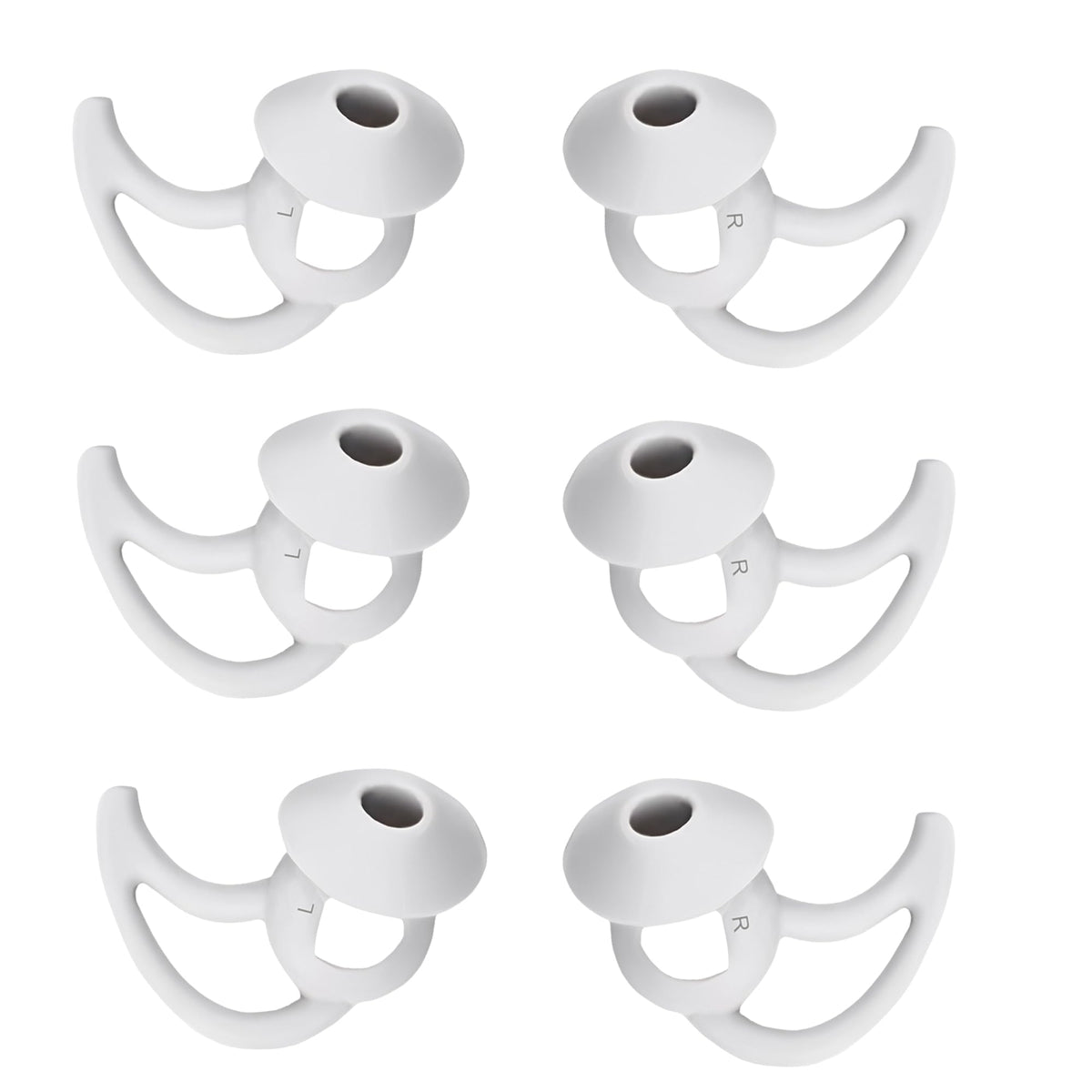 CYADCI Silicone Earbud Tips 3 Pairs SML Soft and Comfortable Noise Isolation Replacement Blue Ear Tips Compatible with Bose QuietComfort and Sport Earbuds