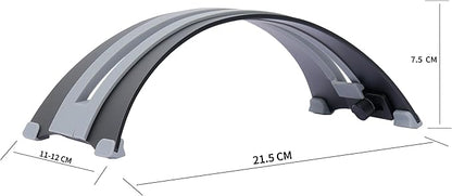 Adjustable Vertical Laptop Stand - 6061 Aluminum, CNC Precision, Anodized Finish, Fits All Laptops Including 17-inch, Ventilated Design, Anti-Slip Silicone Pads, ARC Shaped Stands