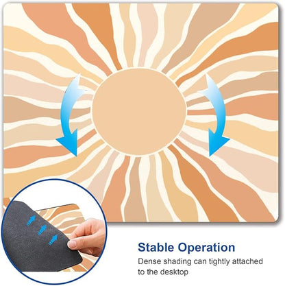 Mouse Pad, Modern Abstract Mouse Pad, Waterproof Mouse Mat Square Boho Mousepad Non-Slip Rubber Base Computer Mouse Pads for Office Laptop