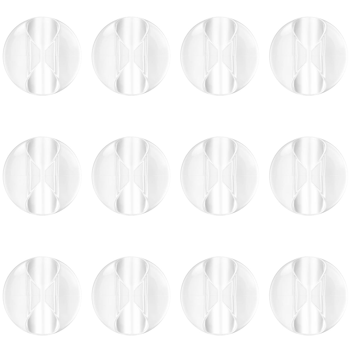 Znben 12 Pack Cable Clips, Adhesive Cord Organizer Holder for Desk Colorful