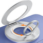 TORRAS 2025 Upgrade [Dual-Ring] Fit for MagSafe Phone Grip Ring Holder [Dual-Ring] Compatible with MagSafe Kickstand Magnetic for iPhone 16/15/14/13/12/11 Samsung, Google Accessories, Silver White