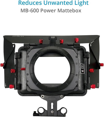 Shoulder Rig Kit w Matte Box & Follow Focus for DSLR Cameras. Ergonomic & Stable, 6” to 9” Convertible Size. Adjustable Handles, ¼” Threads. Comfy Shoulder Pad, Quick Release Plate (FC-03)