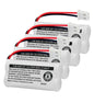 iMah BT162342/BT262342 2.4V 300mAh Ni-MH Cordless Phone Battery Pack, Also Compatible with BT183342/BT283342 AT&T EL52351 TL90070 VTech CS5119 DS6511 DS6722 LS6305 Handset, 4-Pack