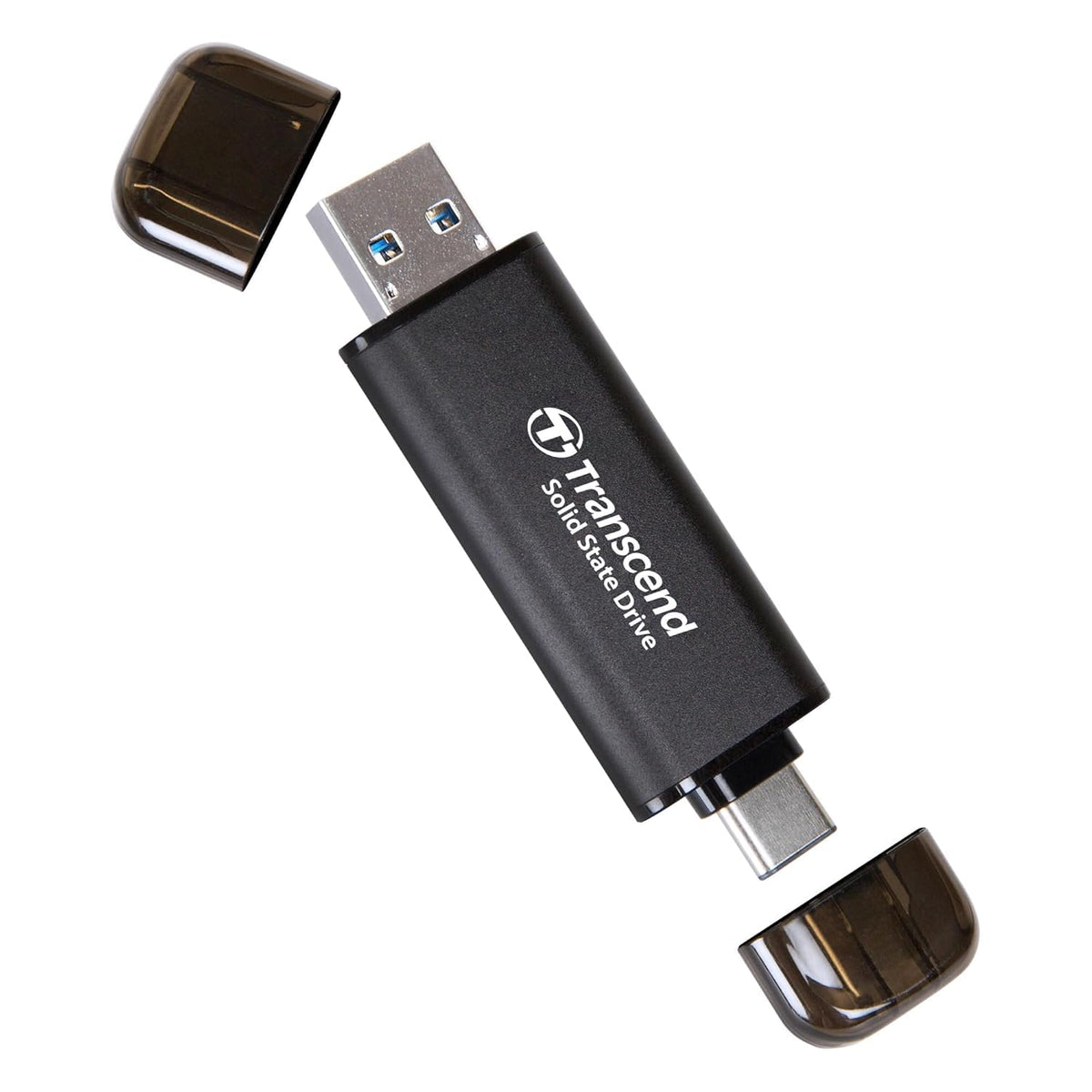 Transcend 256GB ESD310 Dual Portable SSD 1050MB/s USB-A+C, Thumb Drive