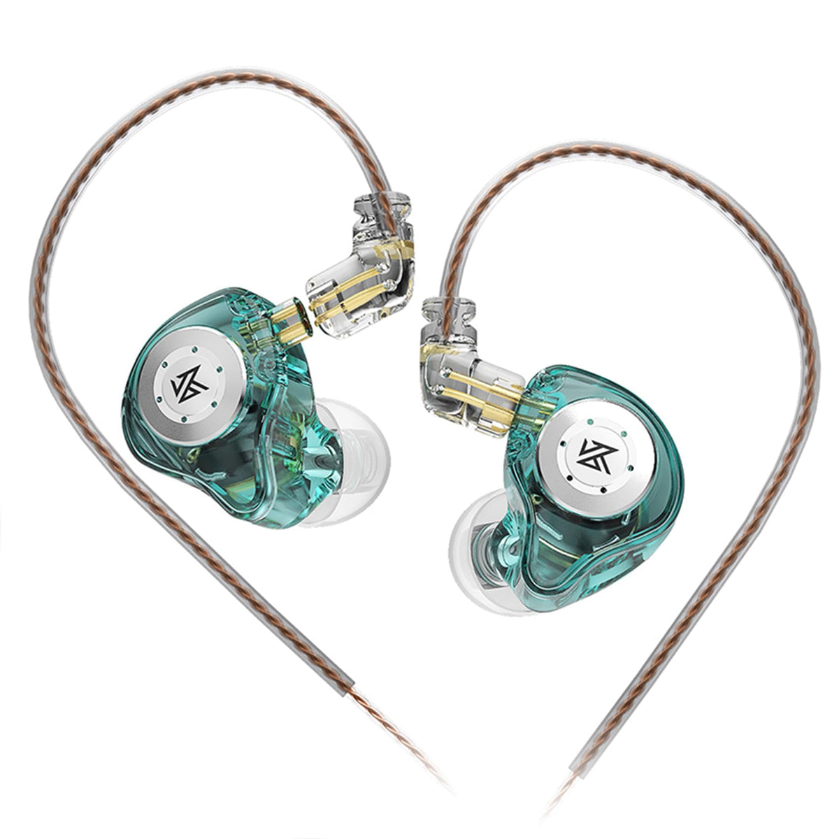 KZ EDX Pro in Ear Monitor Headphones KZ IEM Earphones Dual DD HiFi Stereo Sound Stage Earphones Wired Noise Cancelling Gaming Earbuds for Musicians Singer Audiophiles