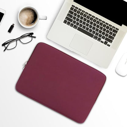 RAINYEAR 15 Inch Laptop Sleeve 15" Protective Soft Case Padded Cover Carrying Bag Specially Compatible with 15.4" MacBook Pro/Air A3241 A2941 A3114 A1938 A1707 A1990 (Red, Upgraded Version)