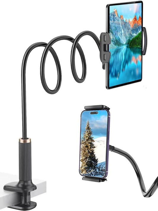 Niumowa Gooseneck Tablet Holder, 98cm Adjustable Arm for Bed