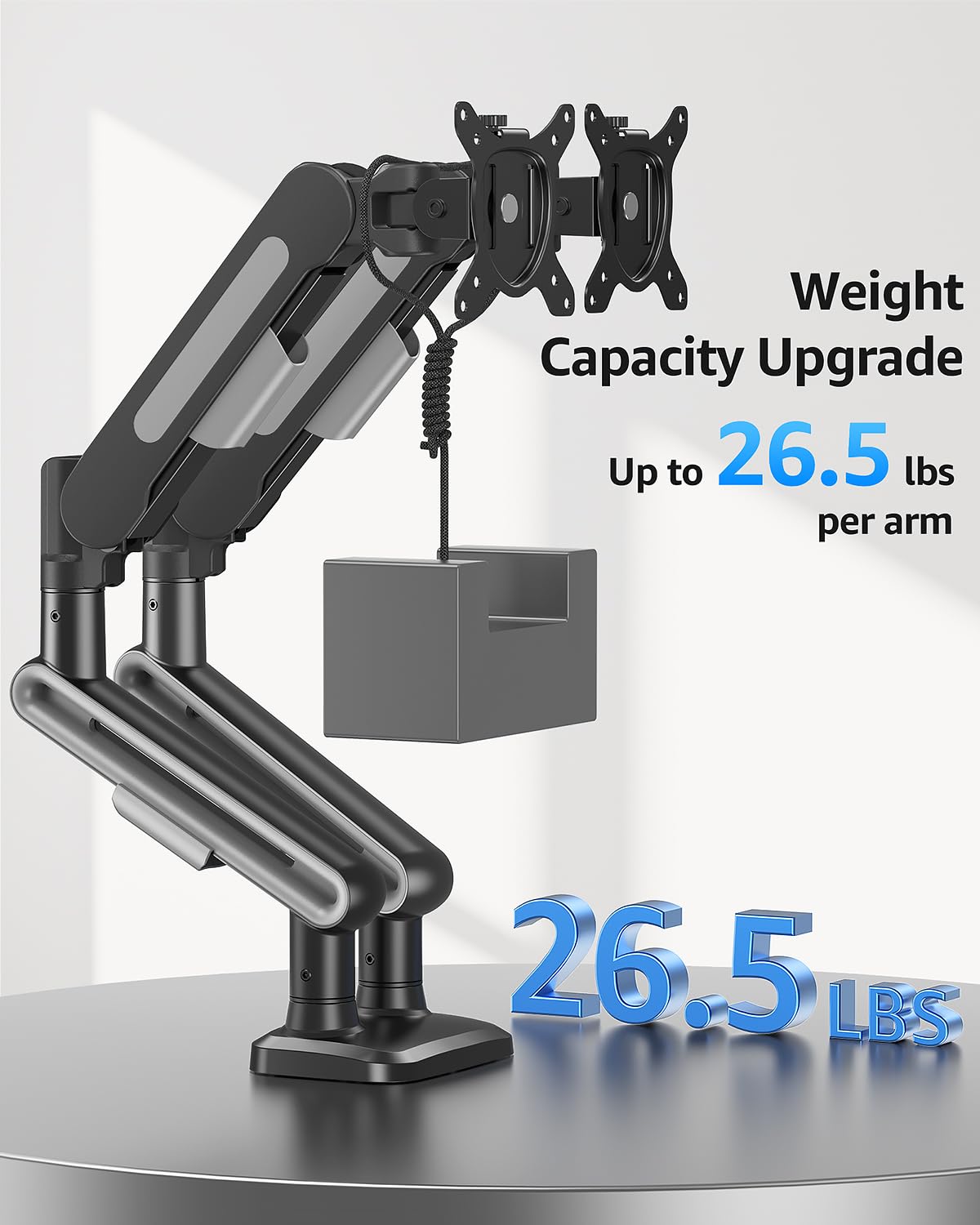 MOUNTUP Dual Monitor Mount, Heavy Duty Monitors Arm
