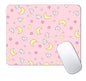 IMAYONDIA Pink Kawaii Mouse Pad, Cute Moon Bunny Small Mouse Mat，Aesthetic Anime Mousepad for Women Kids Office Home School, Computer PC Laptop Mice Pad, 9.5 x 7.9 Inch