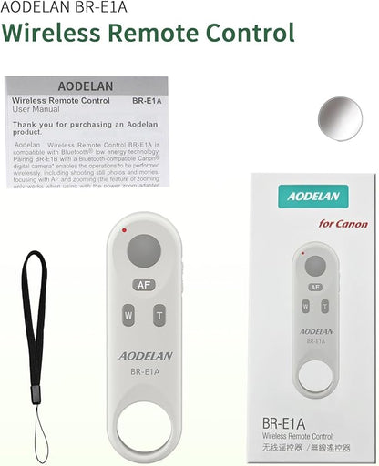 Camera Remote Control for Canon - Aodelan Wireless Shutter Release Trigger for R3/ R10/ M50/ EOS M6 Mark II/R/RP /90D /6D Mark II /R5/T7i /G5 X Mark II /G7 X Mark III; Replaces Canon BR-E1