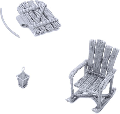 Witch's Hovel DND Terrain Compatible with Dungeons and Dragons, 28mm Miniature Wargaming, Tabletop RPGs, Wargame Scenery