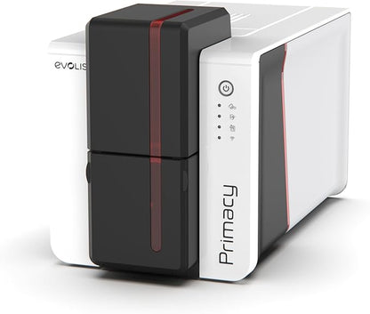 Evolis Primacy 2 Dual-Sided ID Card Printer & Supplies Bundle Badge Machine (PM2-0025-A).