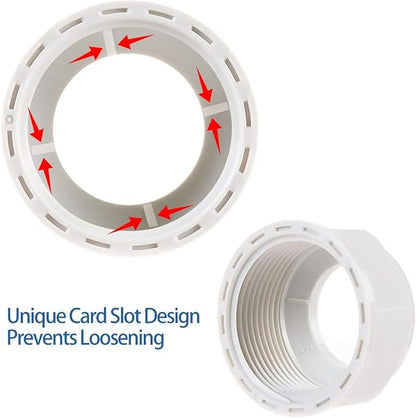 XHF 10 Pcs 3/8" IP68 Strain Relief Nylon Cord Grip NPT Cable Glands Adjustable UL Listed and RoHS Compliant (Grey)