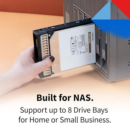Toshiba N300 14TB NAS 3.5-Inch Internal Hard Drive - CMR SATA 6 Gb/s 7200 RPM 512 MB Cache - HDWG51EXZSTA
