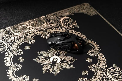 AM Infinity Gaming Wireless Mouse, 49g Metal Ultralight Hollow Design, 30000 DPI PAW3950 Sensor, Dual 8K Polling, Hot-Swappable Battery, DIY RGB Lighting – 2.4G/Bluetooth/Wired Gaming Computer Mouse