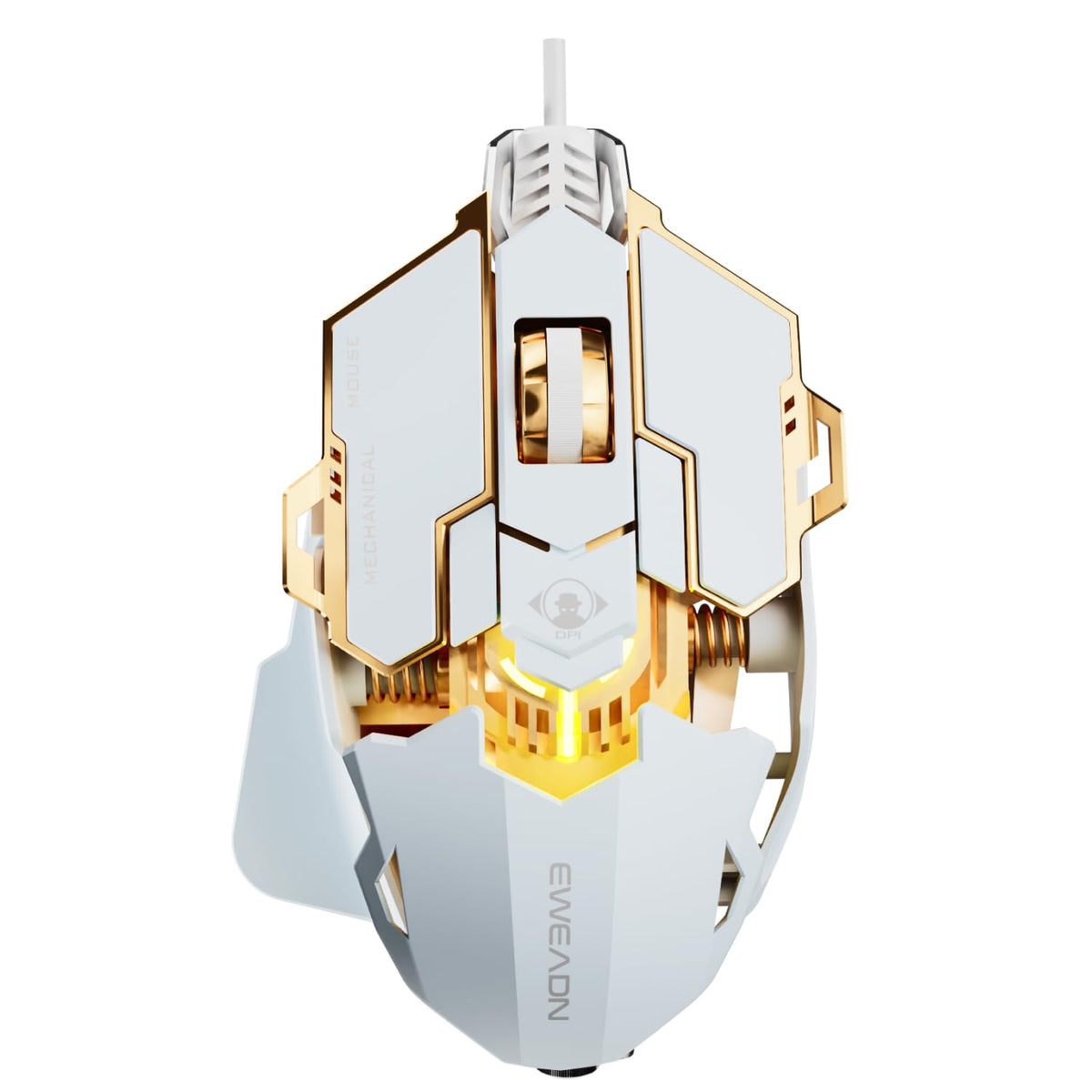 Wired Gaming Mouse with Programmable Buttons, 12800 DPI, RGB Backlit