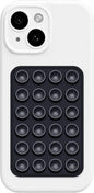 AZXYI Anteel Silicone Suction Phone Case Mount, Silicon Adhesive Suction Cup Phone Mount, Non Slip Sticky Phone Grip for Cellphone, Strong Grip Holder for Selfies and Videos (Lavender)