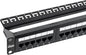 Tecmojo 24 Port Patch Panel, Cat6 Patch Panel, 1U Patch Panel, Network Patch Panel for 19 inch Rack Mount equipments, 10G Support, with Cable Management, Unshielded