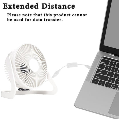 MKBKLLJY 4PCS USB Power Switch Cable USB 2.0 A Male to Female Extension Cord On/Off Adapter with Inline Rocker Switch with Cable Ties for Driving Recorder Small Desk Lamp LED Strip (White)